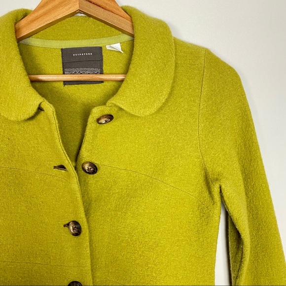 Anthropologie Jackets & Coats Anthropologie Green Wool Coat Poshmark